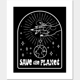 Boho Hand Strings - Save the Planet Posters and Art